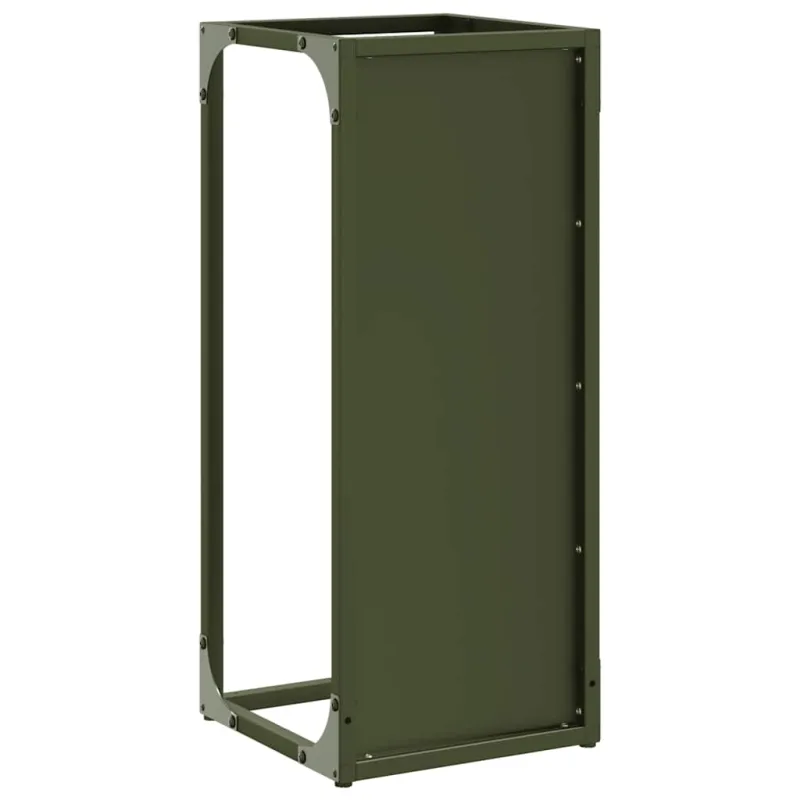 Malkų lentyna Olive Green 25x25x60 cm Šaltai valcuotas plienas