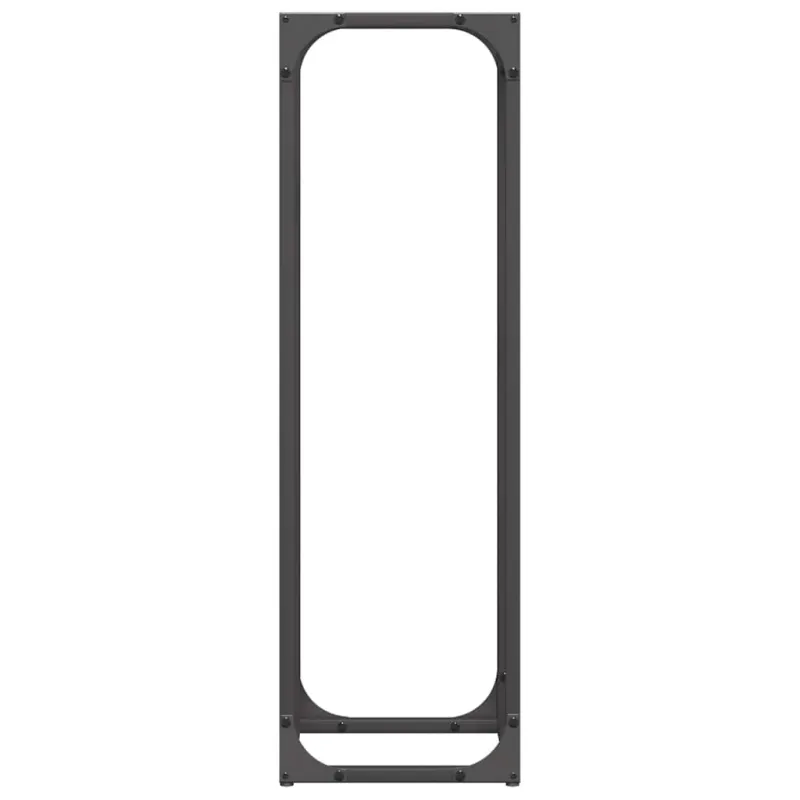 Malkų lentyna Juoda 25x25x80 cm Šaltai valcuotas plienas