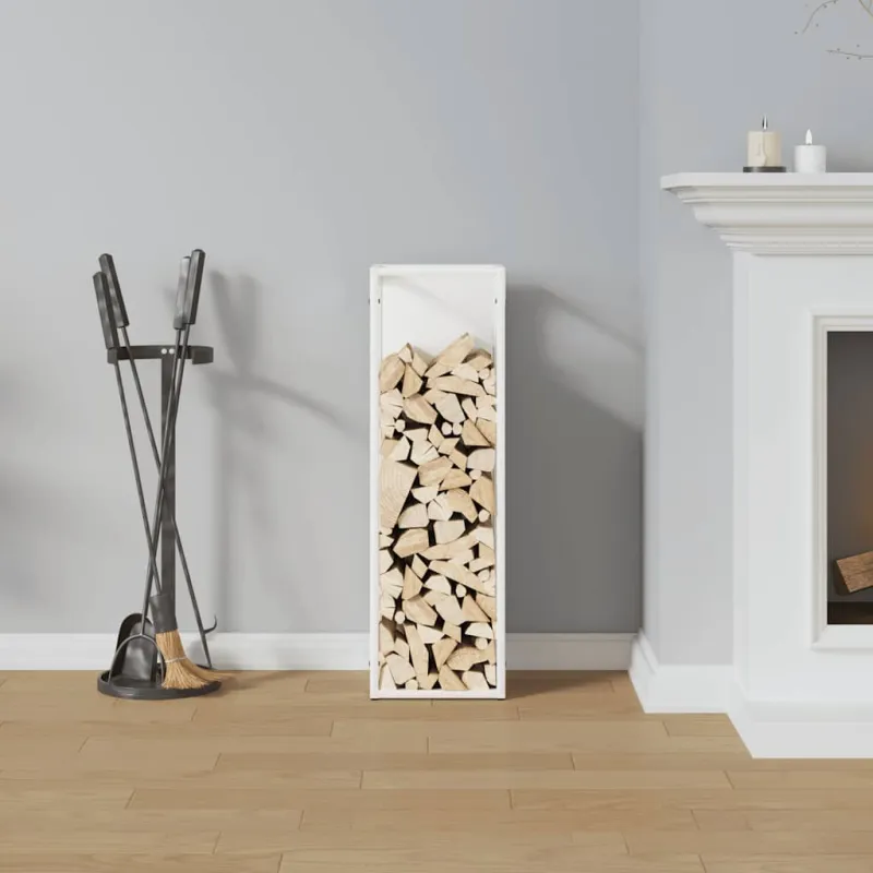 Malkų stovas Baltas 25x25x80 cm Šaltai valcuotas plienas