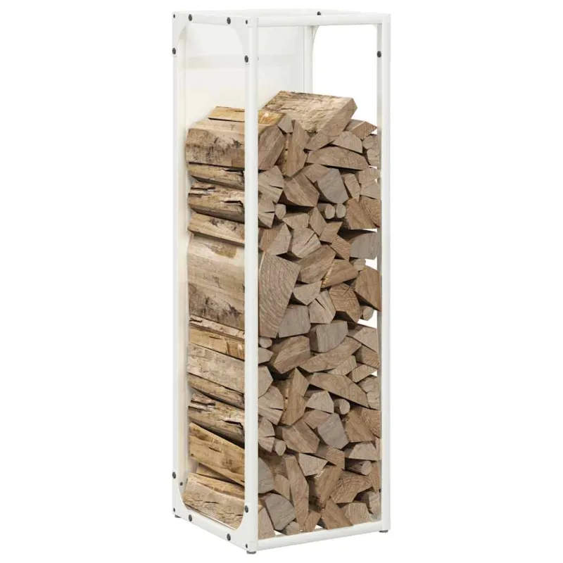 Malkų stovas Baltas 25x25x80 cm Šaltai valcuotas plienas