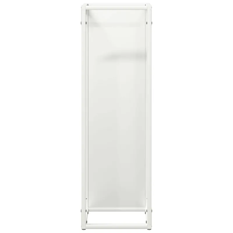 Malkų stovas Baltas 25x25x80 cm Šaltai valcuotas plienas