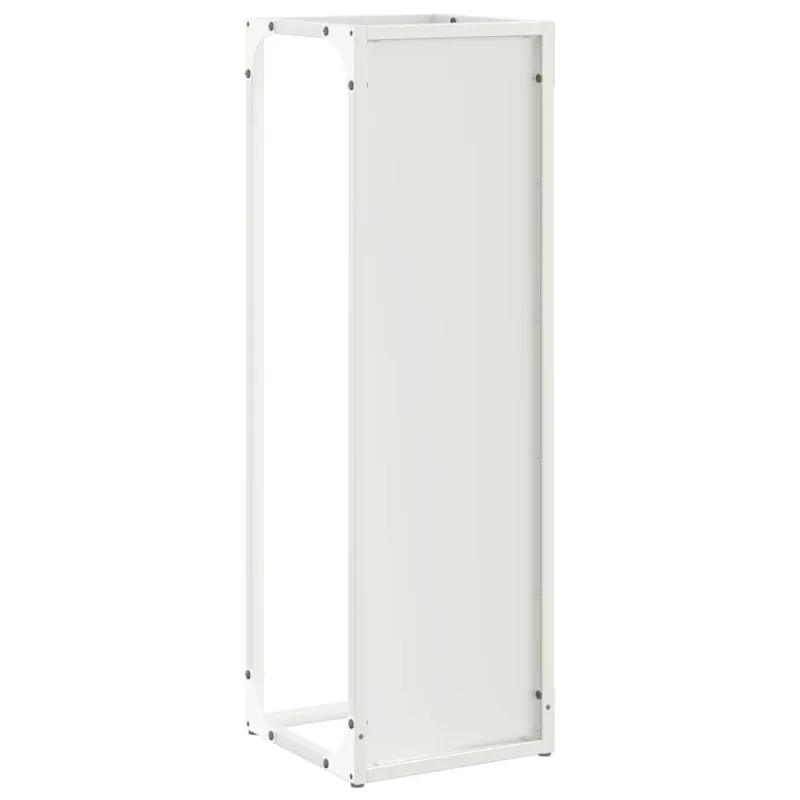 Malkų stovas Baltas 25x25x80 cm Šaltai valcuotas plienas