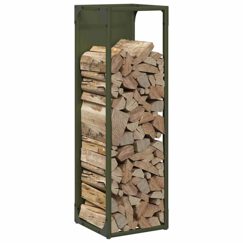 Malkų lentyna Olive Green 25x25x80 cm Šaltai valcuotas plienas