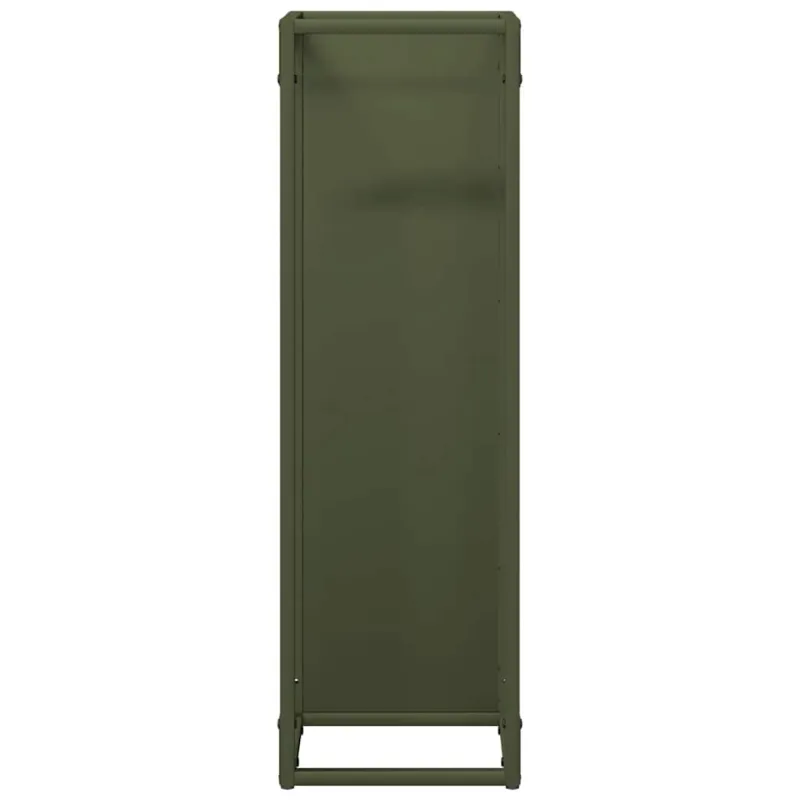 Malkų lentyna Olive Green 25x25x80 cm Šaltai valcuotas plienas