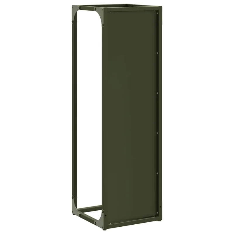 Malkų lentyna Olive Green 25x25x80 cm Šaltai valcuotas plienas