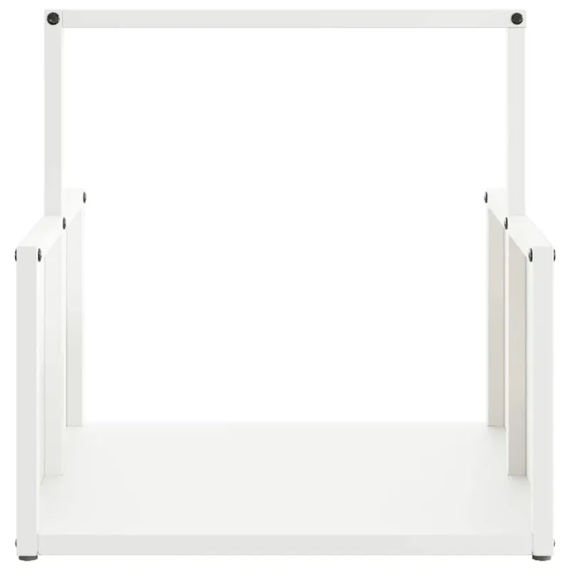 Stovas malkoms, balta, 40x40x40 cm, šaltai valcuotas plienas