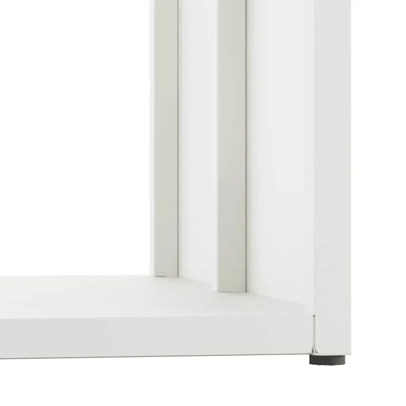 Stovas malkoms, balta, 40x40x40 cm, šaltai valcuotas plienas