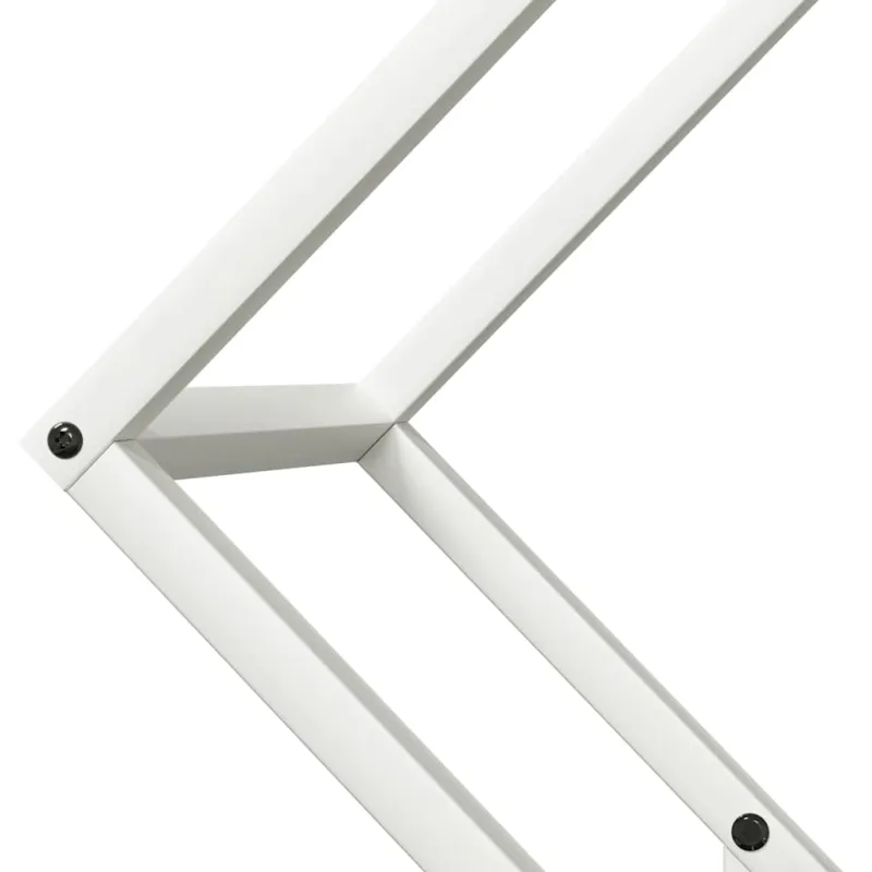 Malkų stovas Baltas 60x25x60 cm Šaltai valcuotas plienas
