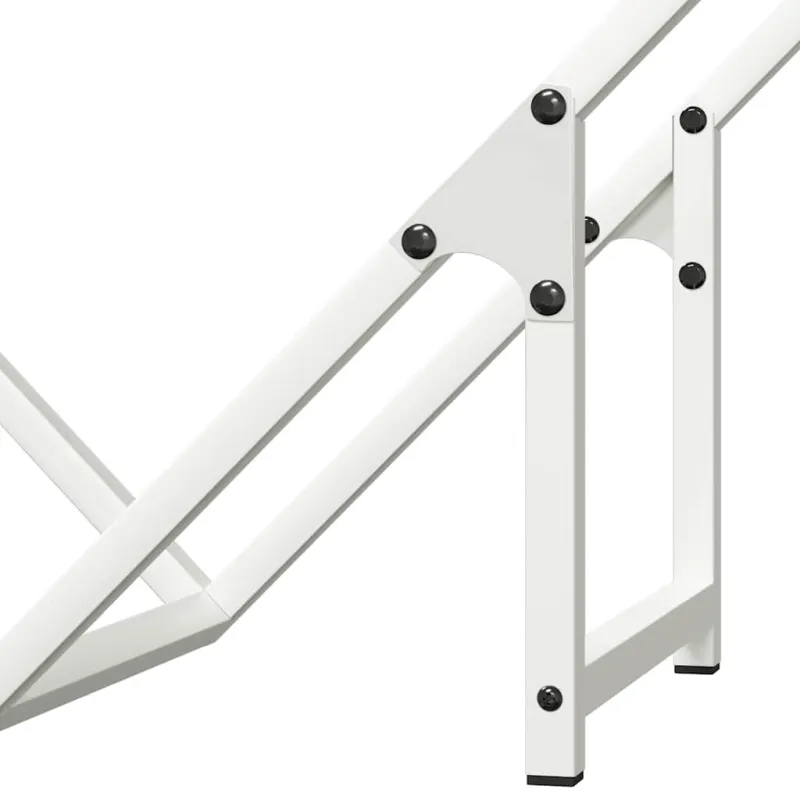 Malkų stovas Baltas 60x25x60 cm Šaltai valcuotas plienas