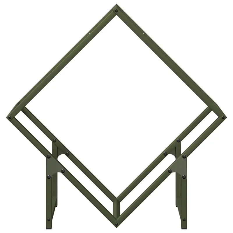Malkų lentyna Olive Green 60x25x60 cm Šaltai valcuotas plienas