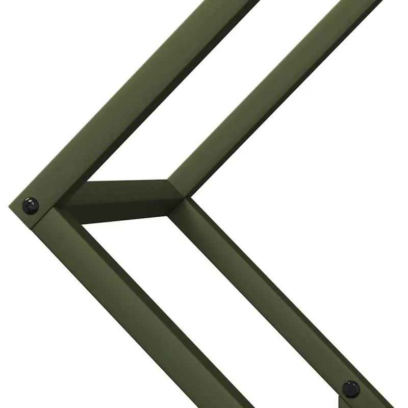 Malkų lentyna Olive Green 60x25x60 cm Šaltai valcuotas plienas