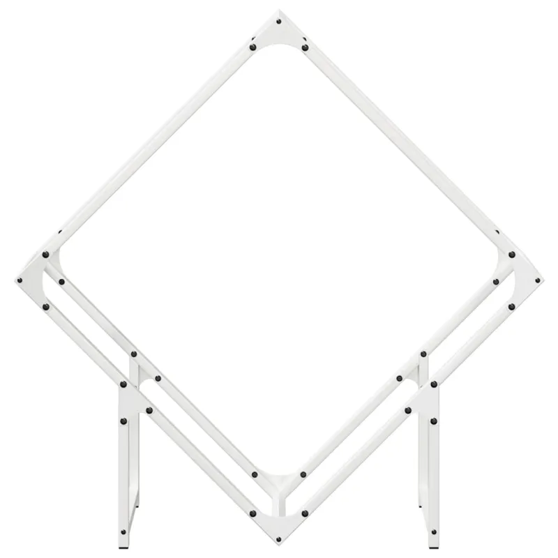 Malkų stovas, baltas, 80x25x80 cm, šaltai valcuotas plienas