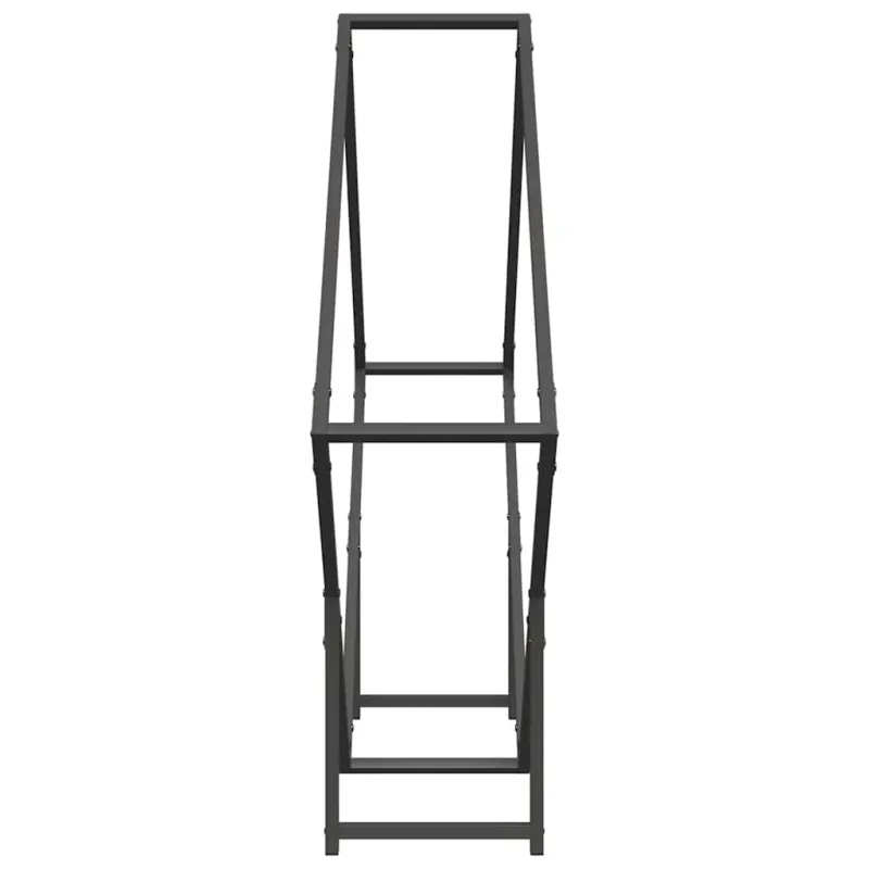 Malkų lentyna Juoda 100x25x100 cm Šaltai valcuotas plienas