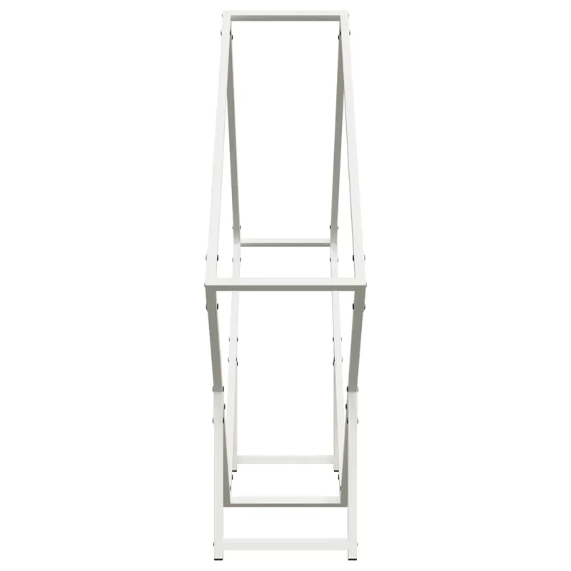 Malkų stovas Baltas 100x25x100 cm Šaltai valcuotas plienas
