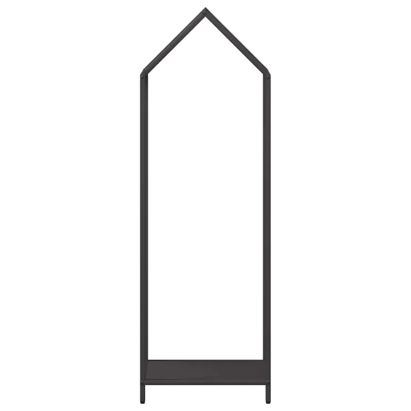 Malkų lentyna Juoda 40x25x120 cm Šaltai valcuotas plienas