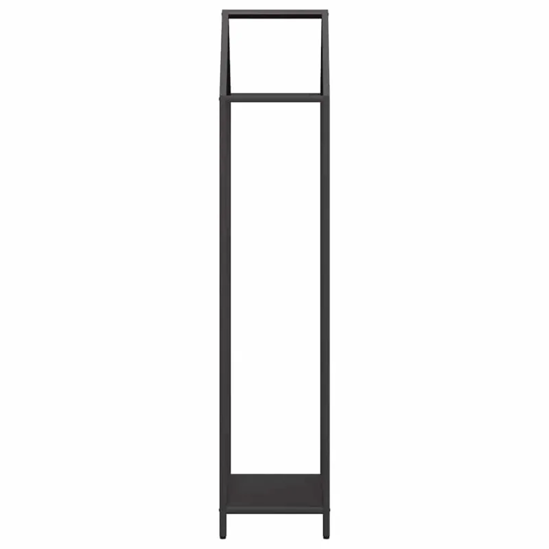Malkų lentyna Juoda 40x25x120 cm Šaltai valcuotas plienas
