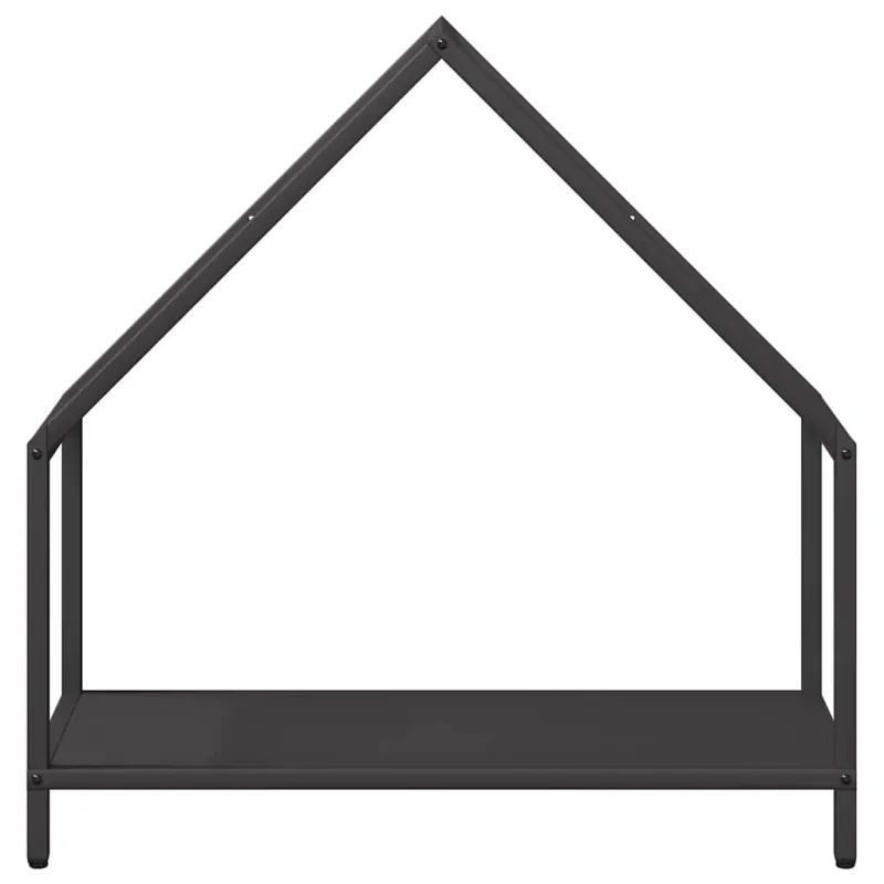 Malkų lentyna Juoda 60x25x60 cm Šaltai valcuotas plienas