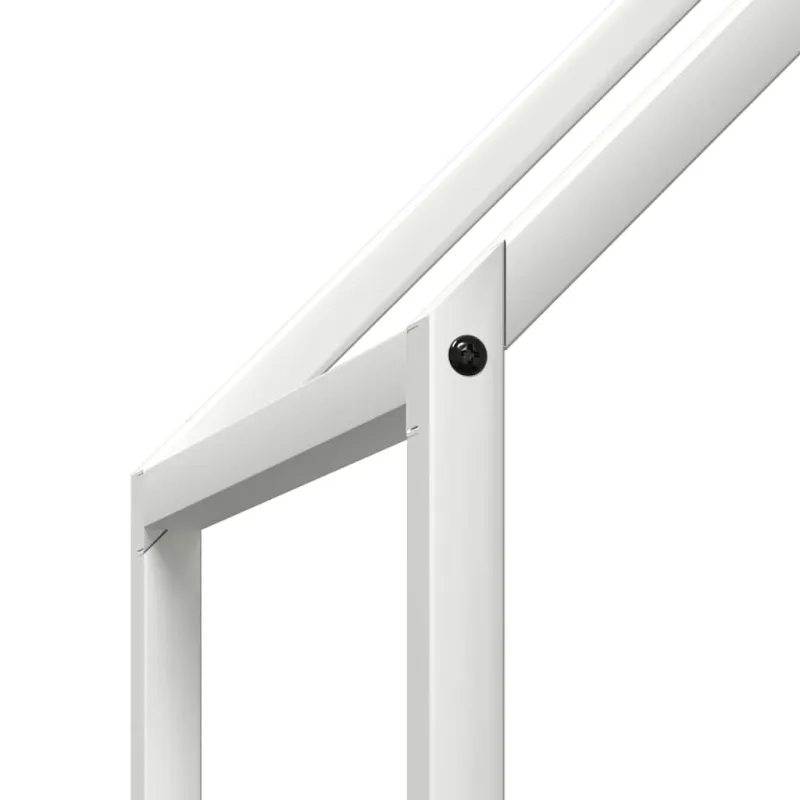 Malkų stovas Baltas 60x25x60 cm Šaltai valcuotas plienas