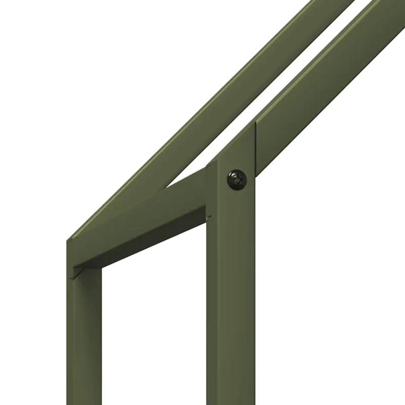 Malkų lentyna Olive Green 60x25x60 cm Šaltai valcuotas plienas