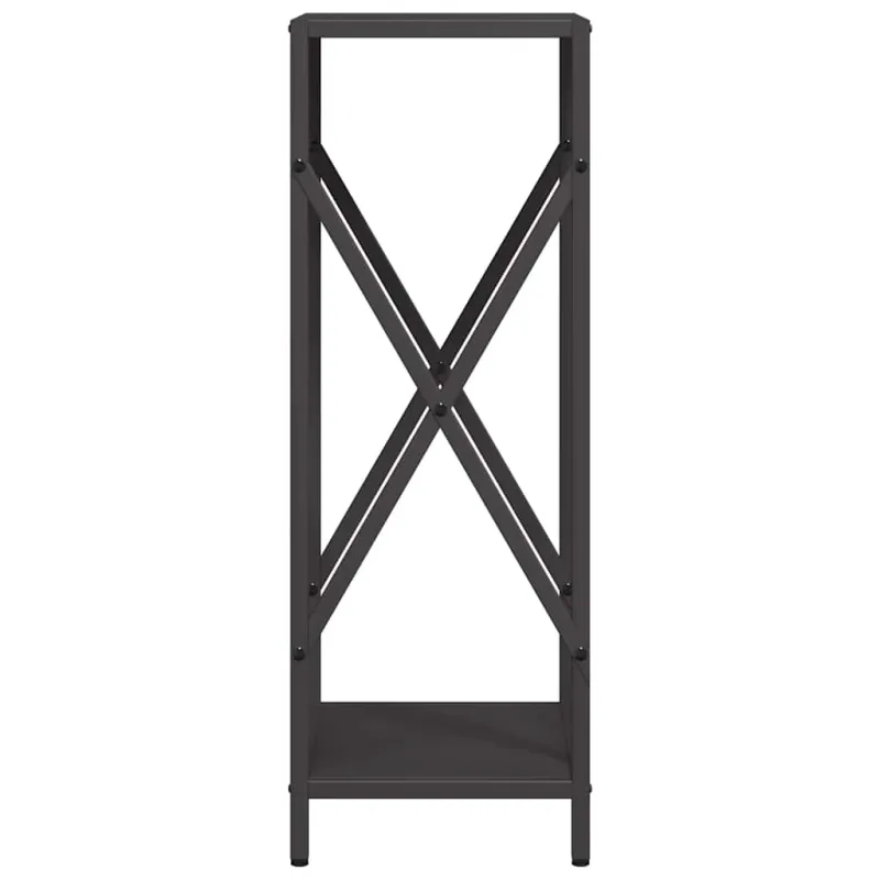 Malkų lentyna Juoda 34x25x70 cm Šaltai valcuotas plienas