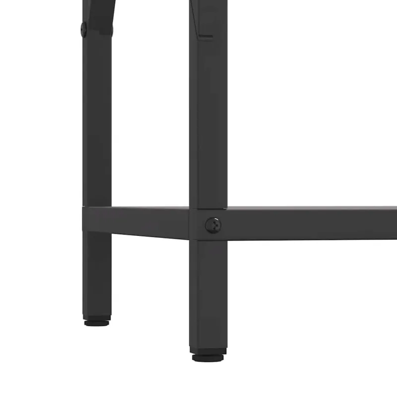 Malkų lentyna Juoda 34x25x70 cm Šaltai valcuotas plienas