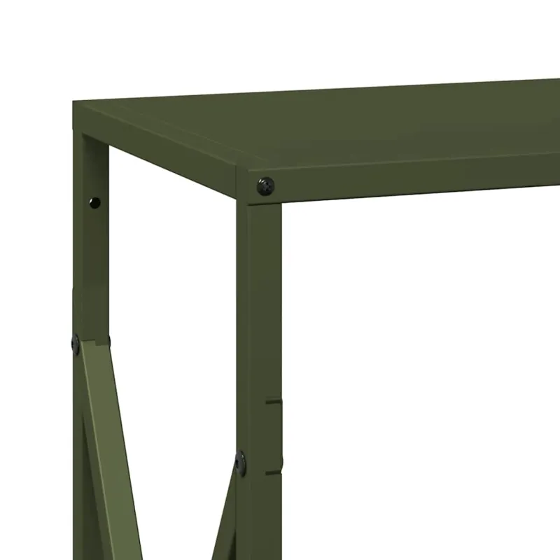 Malkų lentyna Olive Green 34x25x70 cm Šaltai valcuotas plienas