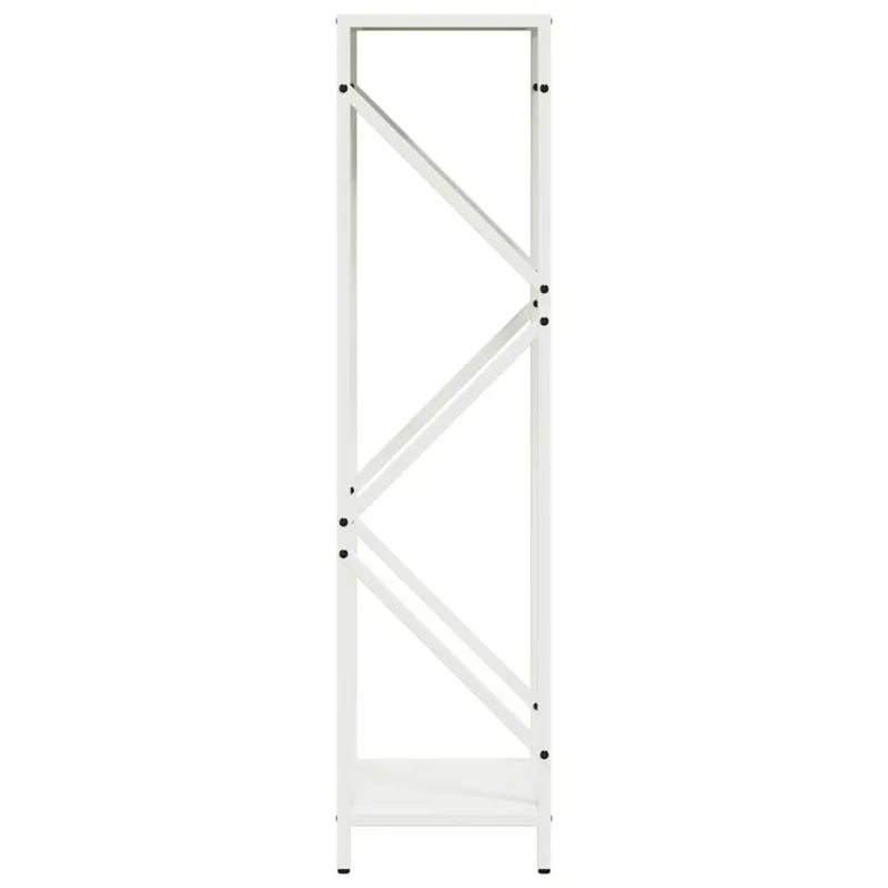 Malkų lentyna Balta 34x25x100 cm Šaltai valcuotas plienas