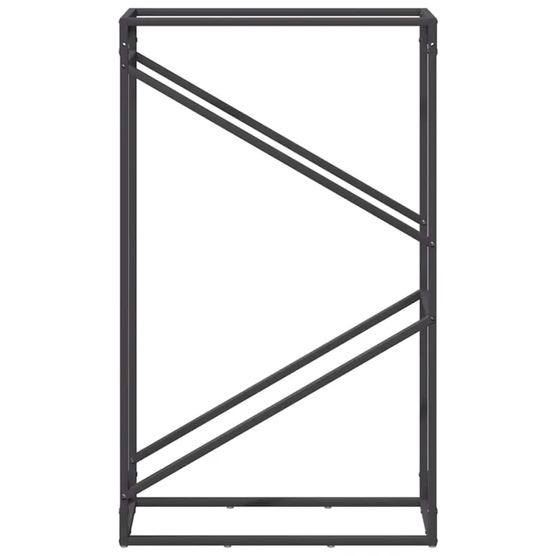 Malkų lentyna, juoda, 60x25x100 cm, šaltai valcuotas plienas