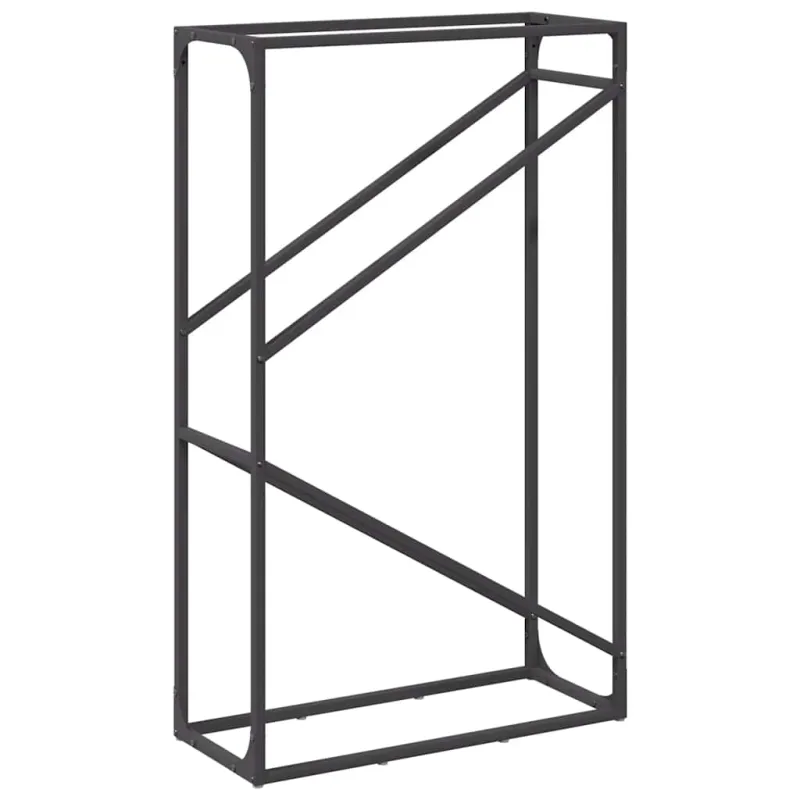 Malkų lentyna, juoda, 60x25x100 cm, šaltai valcuotas plienas