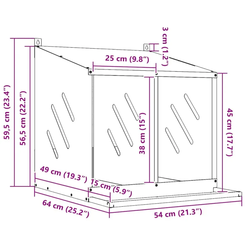 vištienos lizdų dėžutė su 2 skyriais alyvuogių žalios spalvos