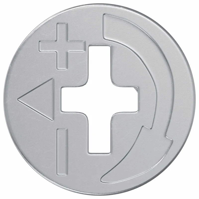 Cam užrakto veržlės 2 pcs Sidabro 15 x 11,5 mm Metalas
