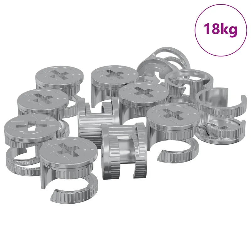 Cam užrakto veržlės 4000 pcs Sidabro Metalas
