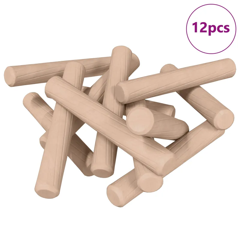 Mediniai kaiščiai 12 pcs Ruda Ø6 x 40 mm Medienos masyvas