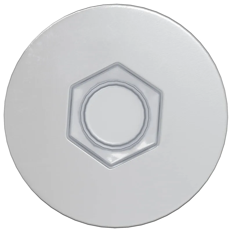 Confirmat varžtai 2 pcs Sidabro Ø7 x 50 mm Metalas