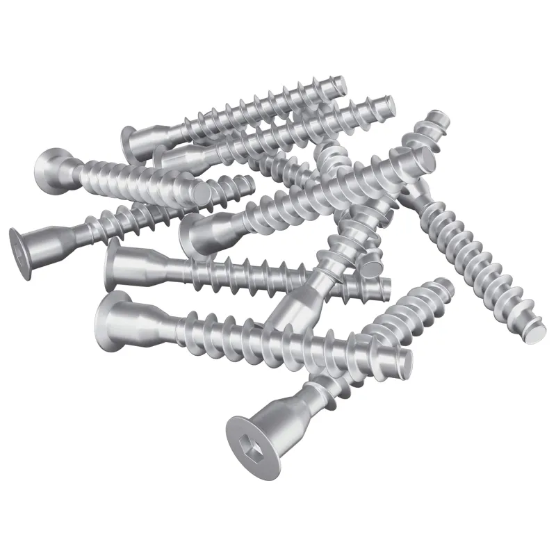 Confirmat varžtai 2500 pcs Sidabro Metalas