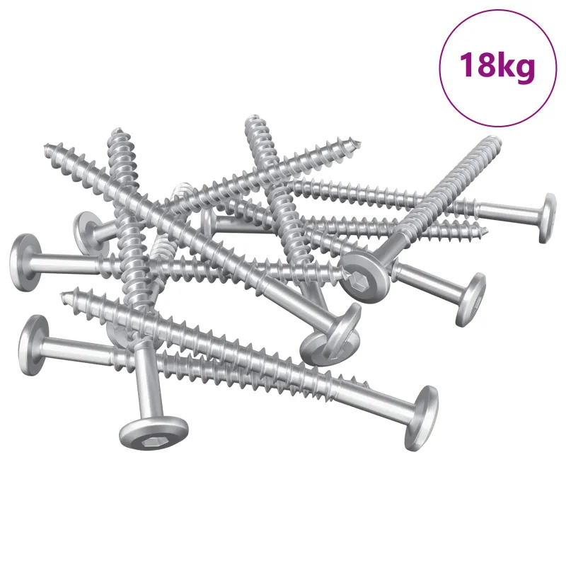 Mediniai varžtai 1900 pcs Sidabro Plienas