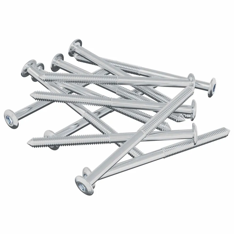 Varžtas 1200 pcs Sidabro M6 x 85 mm Plienas