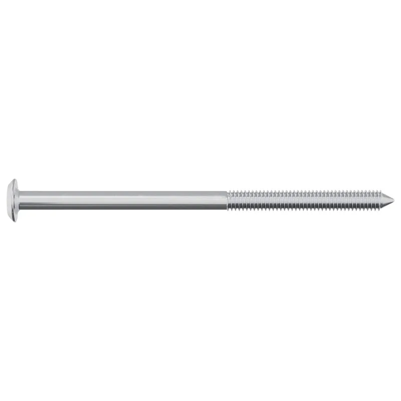 Varžtas 2 pcs Sidabro M6 x 100 mm Plienas