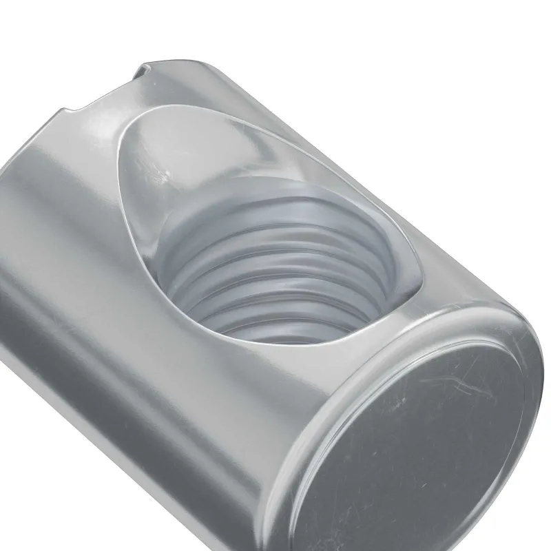 Cilindrinė veržlė 3462 pcs Sidabro M6 x 13 mm Geležis