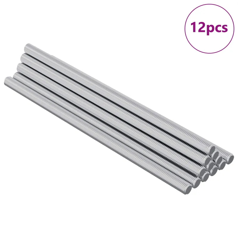 Srieginis strypas 12 pcs Sidabro 6 x 135 mm Plienas