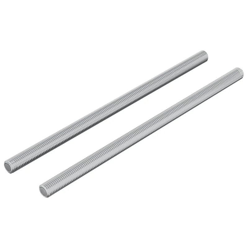 Vijakų strypai 2 pcs Sidabro M6 x 120 mm Metalas