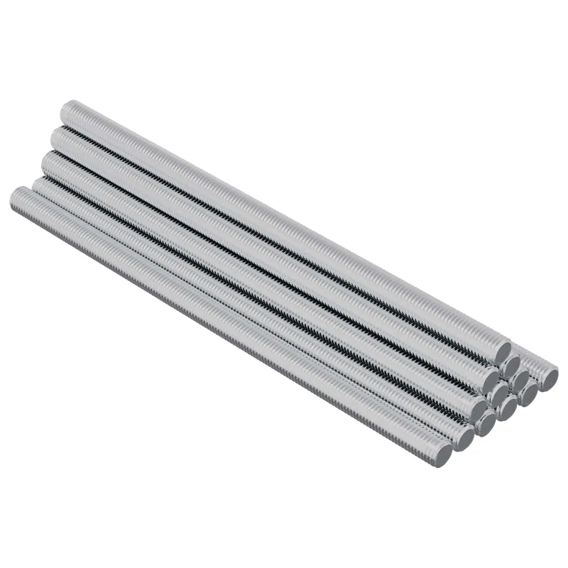 Vijakų strypai 12 pcs Sidabro M6 x 120 mm Metalas