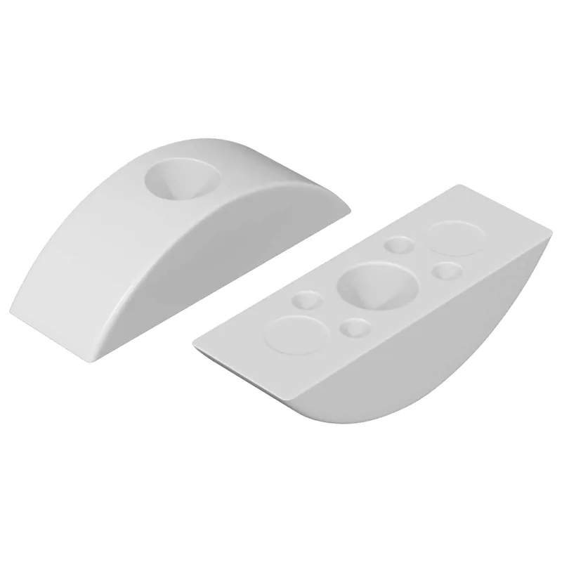 Pusmėnulio poveržlė 2 pcs Baltas M6 Polipropilenas