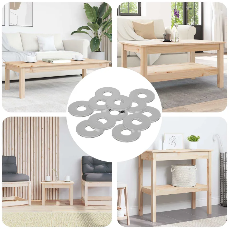 Plovimo įrankiai 12 pcs Sidabro 12 x 12 x 1,2 cm Geležis