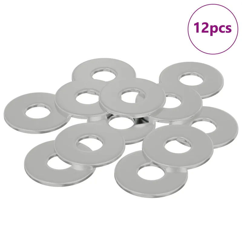 Plovimo įrankiai 12 pcs Sidabro 12 x 12 x 1,2 cm Geležis