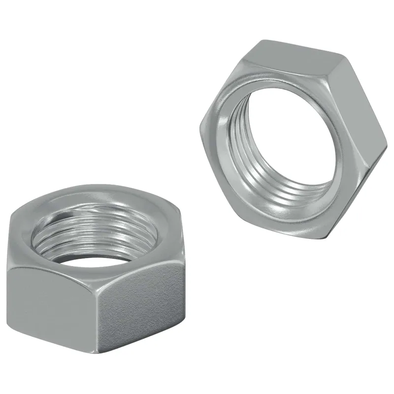Hex veržlė 2 pcs Sidabro M6 Metalas