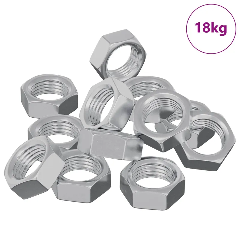 Hex veržlė 23377 pcs Sidabro Metalas