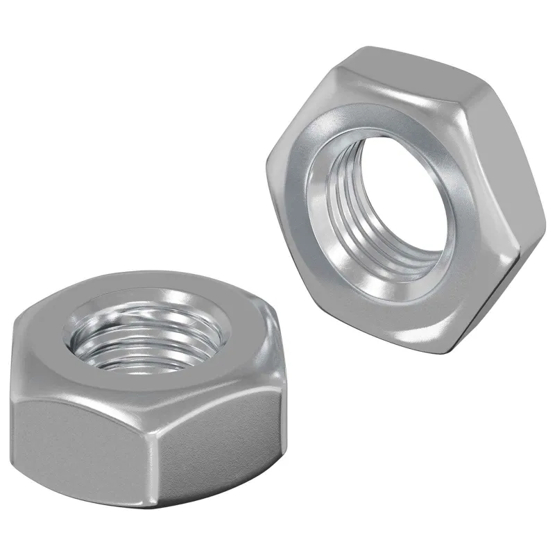 Hex veržlė 2 pcs Sidabro m8 Metalas