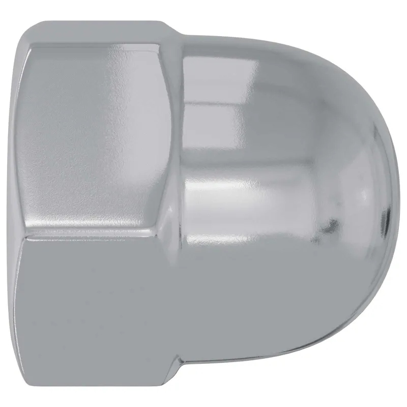 Hex gilių riešutai 2 pcs Sidabro m8 Metalas
