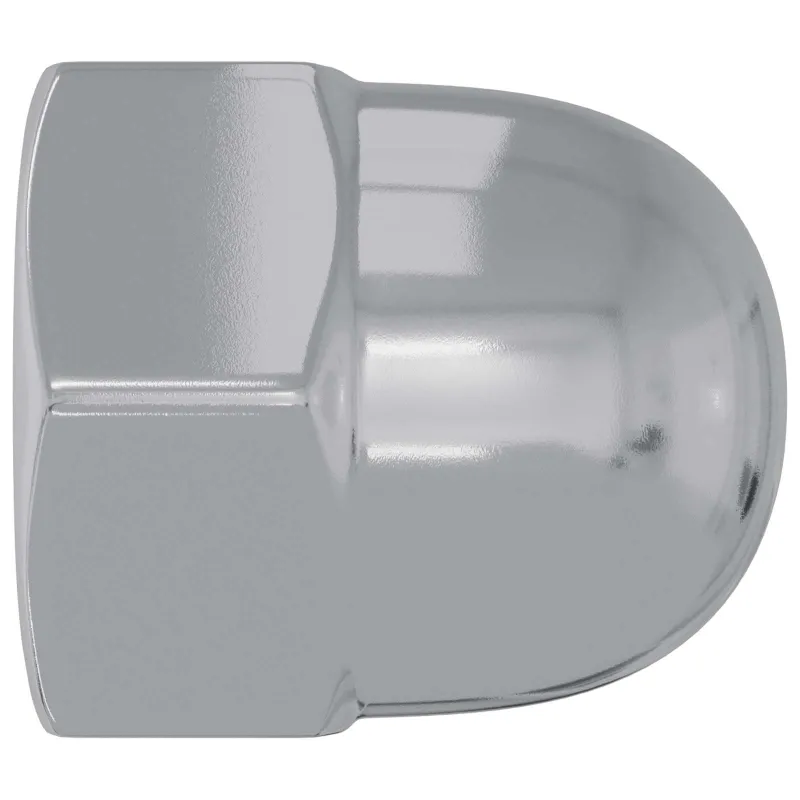 Hex gilių riešutai 2 pcs Sidabro m8 Metalas